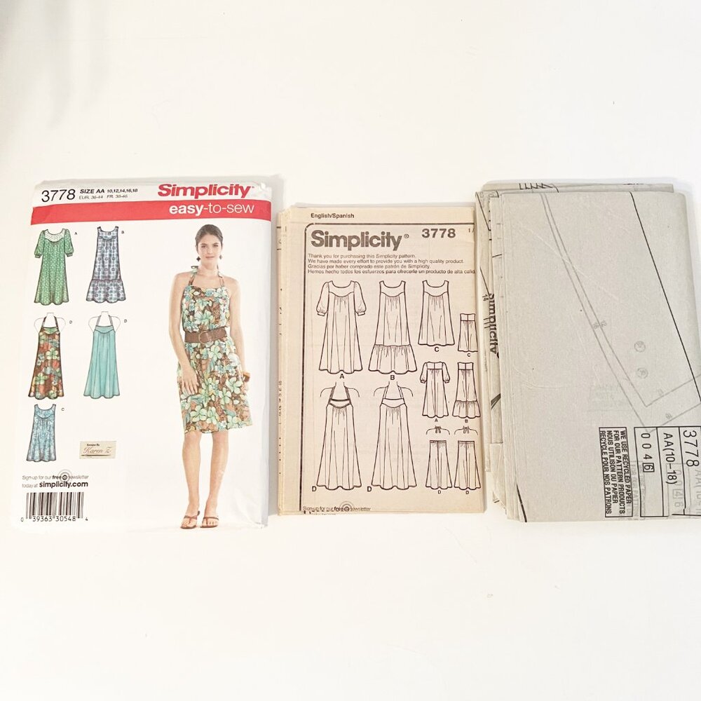 Simplicity Sewing Pattern 3778 - Picture 3 of 3